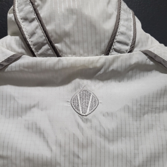 Sunice Weather Golf Rain Wind Jacket Short Sleeve White Gray Sz XS - Picture 9 of 14
